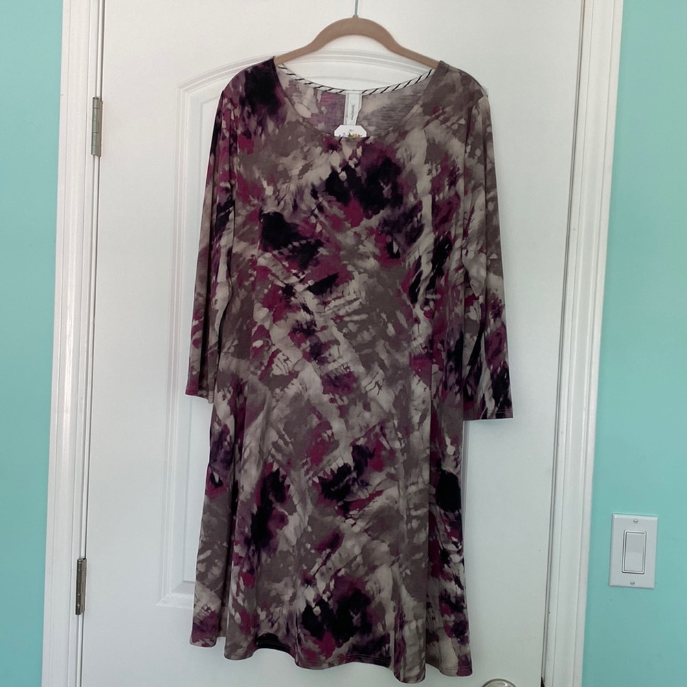 Honeyme midi long sleeve dress.